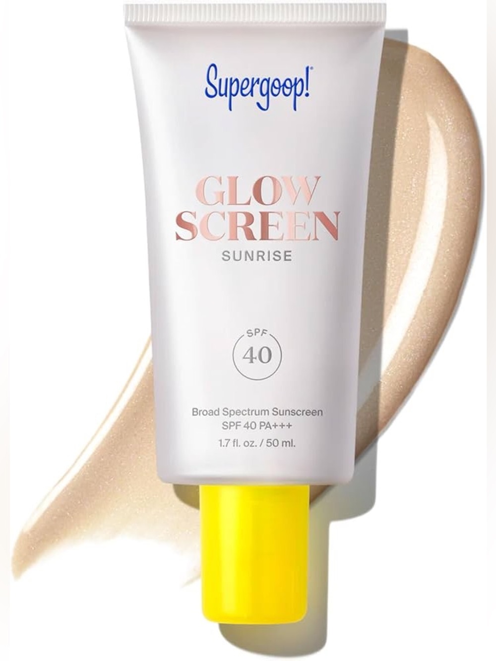 Supergoop Glowscreen SPF 40 Sunscreen w/ Hyaluronic Acid + Niacinamide | Sunrise